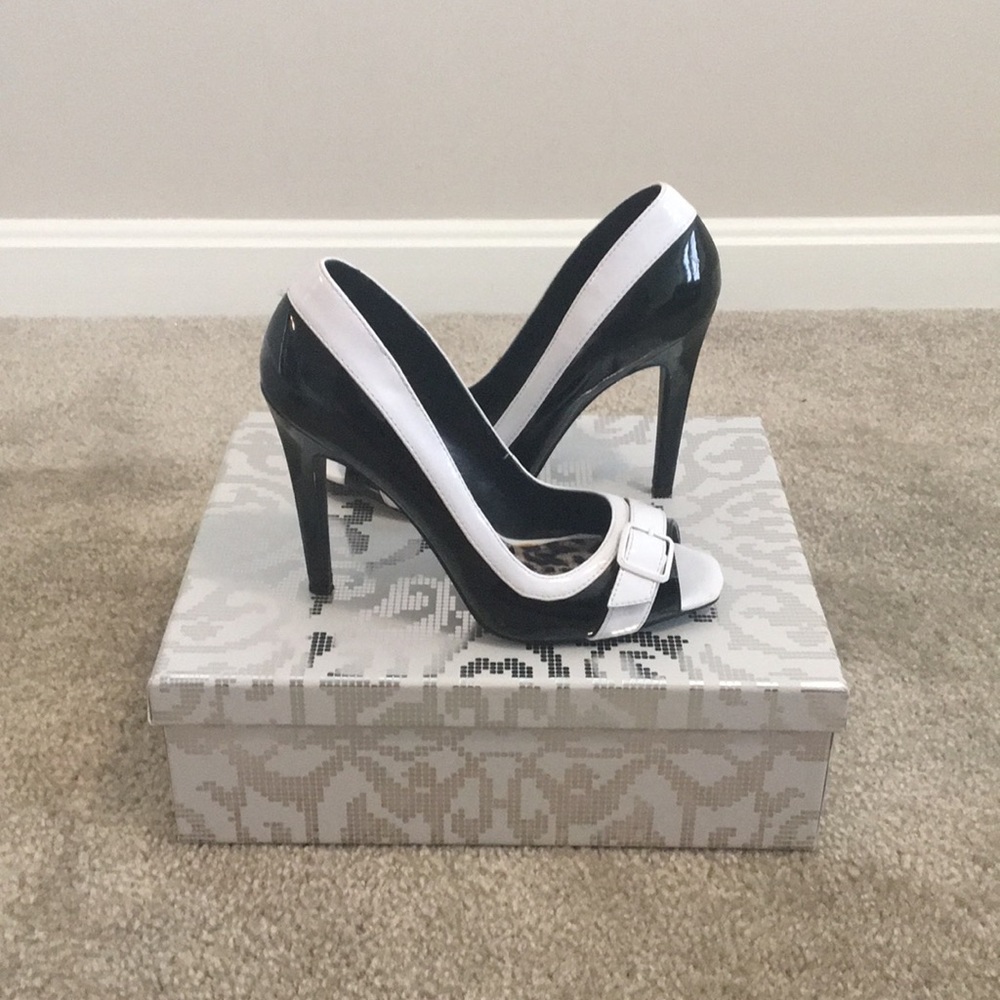 Black & White Heels